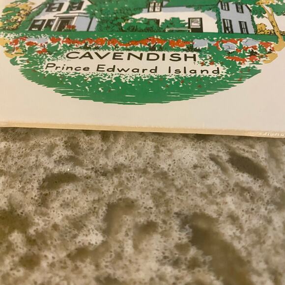 Vtg Collector Ceramic Trivet 6 x 6 Green Gables Cavendish Prince Edward Island - Picture 4 of 5